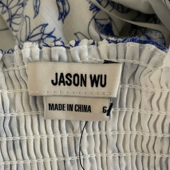 Jason Wu Linen Blend Halter Style Top Size 6 - Picture 6 of 7